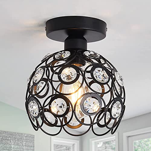 Lustre en cristal moderne : plafonnier LED de prestige pour un salon d'exception