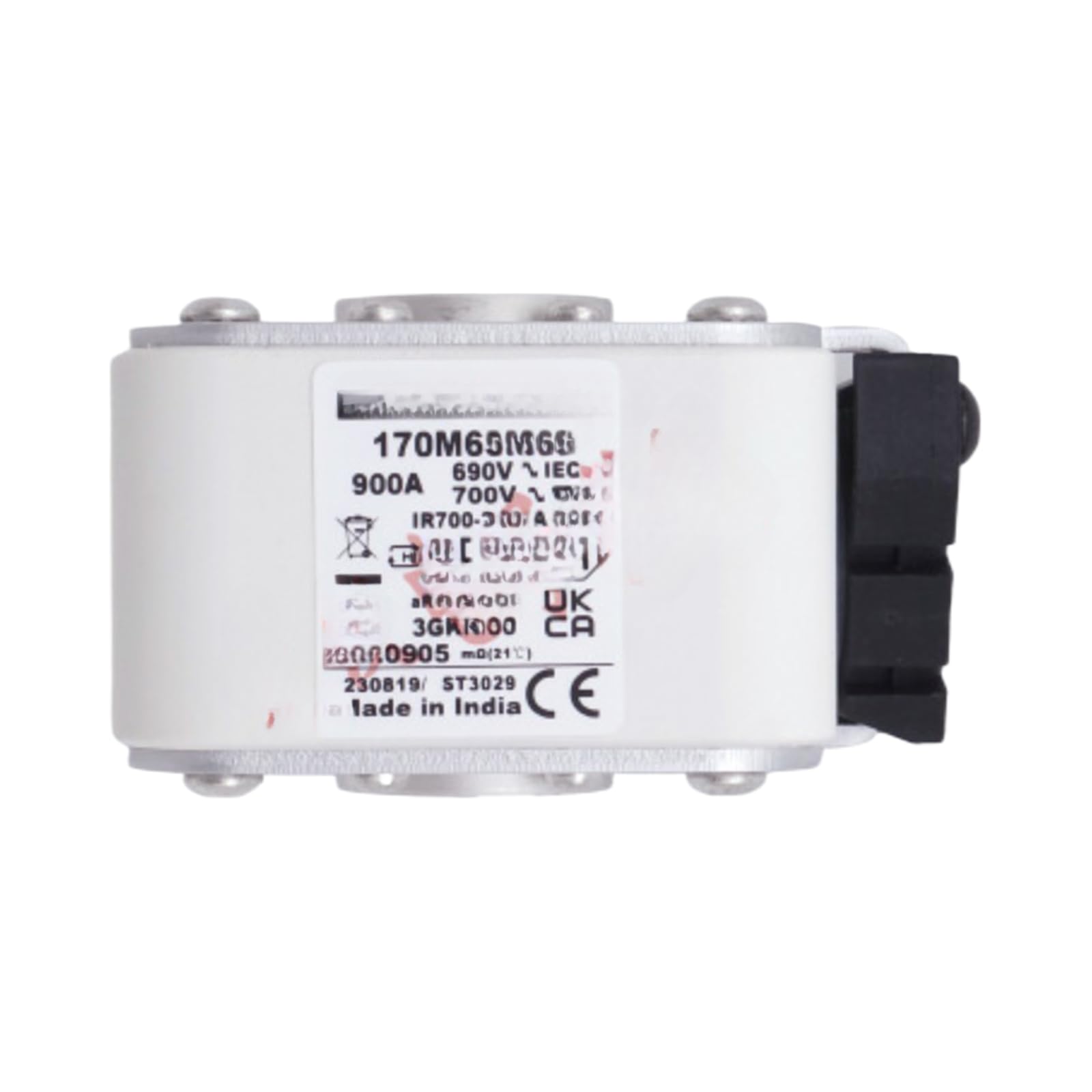 170M6565 corps de fusible haute capacité pour réseau triphasé - 2