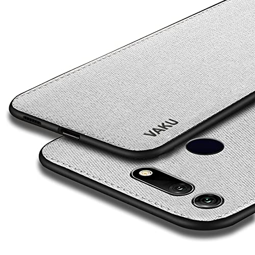 DR VAKU® Back Cover for Huawei Honor V20 Luxico Series Hand-Stitched Cotton Textile Ultra Soft Water-Proof Case – Gray