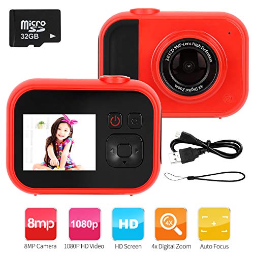 slopehill Kids Camera - 8MP Kid Digital Camera Gifts for Age 3-12 Years