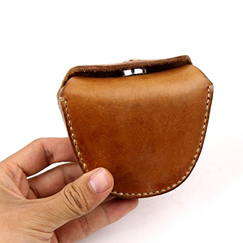 Handmade Genuine Leather Ammo Pouch Storage Bag for Slingshot Balls