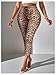 WDIRARA Women's Leopard Print High Waist Leggings Tummy Control Fitted Cropped Yoga Pants Brown Animal Small