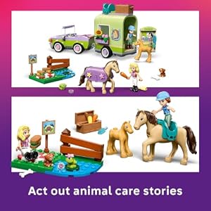 LEGO Friends Horse & Baby Foal Trailer 42695 — photo 4 of 6