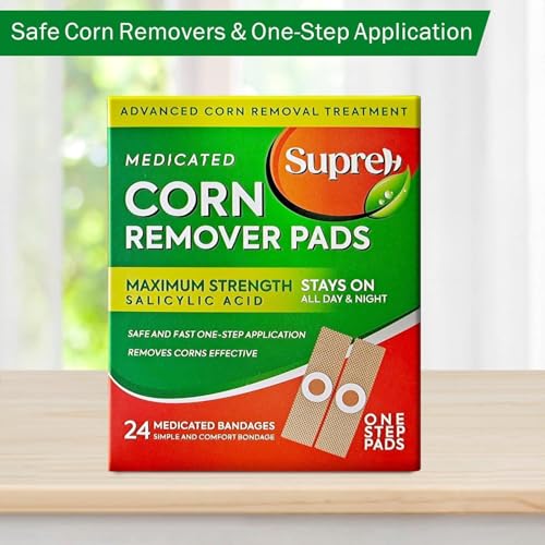 image for SupreH Corn Removers for Toes Feet Bandages: Corn Cushions and Small C