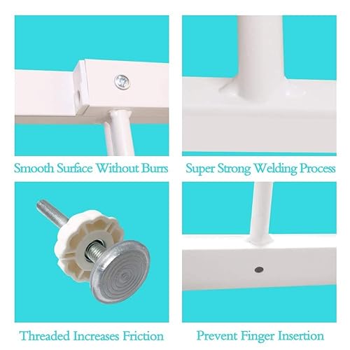 Miniatura 3 de WAOWAO Protectores de seguridad de ventana para niños, niños pequeños, a prueba de mascotas, extra ancha, color blanco, protección de ventana de