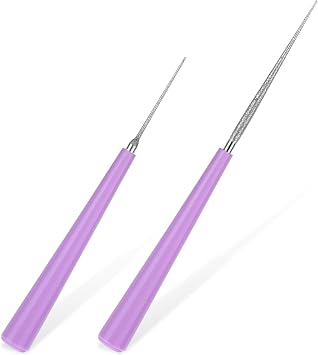 2 Piece Jewelry Making Bead Reamer Tool, Diamond Bead Reamer Tipped Hole Enlarger for Pearls & Beading