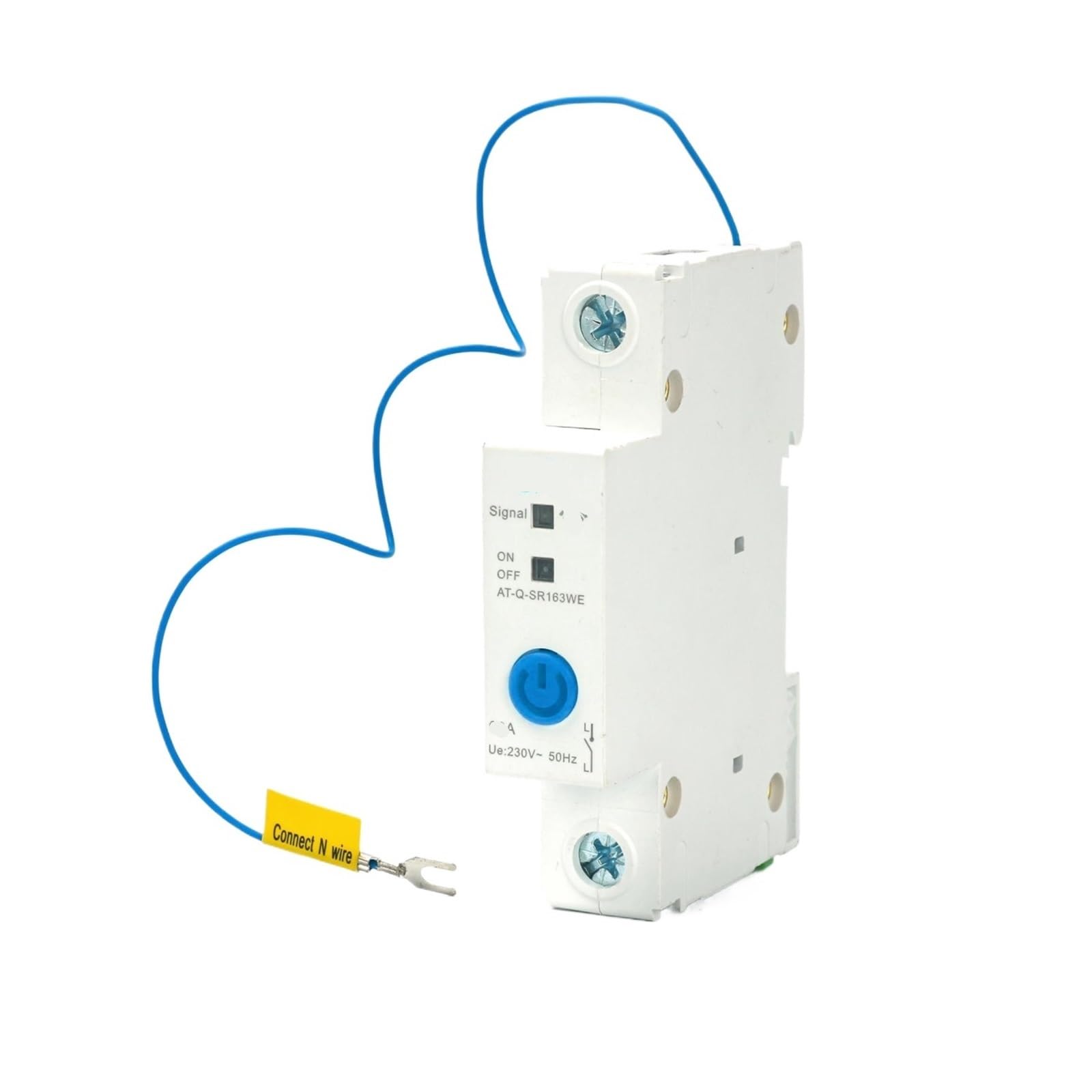GVBAEPIEO Circuit Breaker 1P DIN Rail Intelligent Switch 16A 20A 25A 32A 40A 50A 63A(50a)