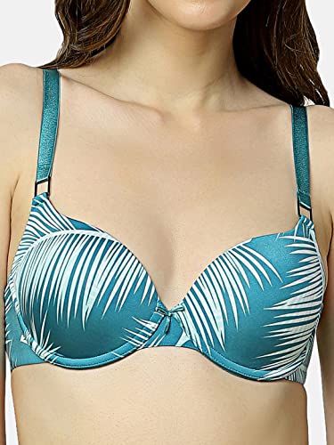 Image of Triumph International Doreen Bra For Women Non Wired Non Padded Wireless Bra Full Coverage Raschel Lace Lingerie Classic High Center Bridge Support Wide Straps Big Cup Bra for Larger Busts Pack Of 1