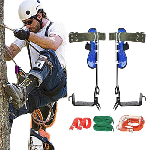 Generisch Set von Klettertipps auf Bäume - Verfolgung professioneller Bäume Werkzeuge für Bäume Arbeit | Kletterausrüstung mit Nicht -Slip -Pedal für Outdoor -Aktivitäten, Sammlung von F