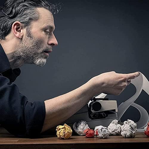 Miniatura 5 de Máquina de escribir manual portátil vintage con estuche de transporte, máquina de escritura mecánica retro para escritura a mano clara, letras