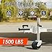 YOMILINK 1500 lbs Trailer Jack with Dual Wheel, Heavy Duty Swivel Boat Jack, 12