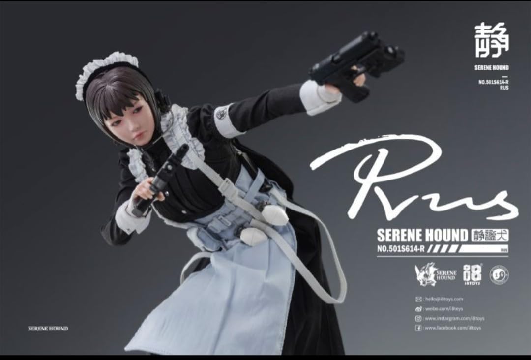 新品1/6女性アクションフィギュアRusメイドi8Toys眼球可動
