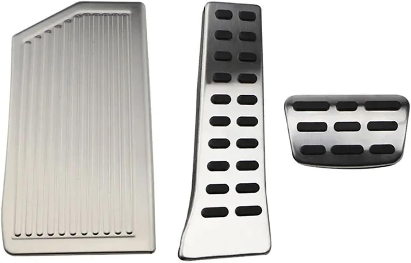 Car Pedal Pads AT MT Car Pedals Cover Compatible For Hyundai Tucson TL 2015-2019 2020 2021 Fuel Brake Clutch Footrest Pedal Pad Accessories(3Pcs AT with rest)