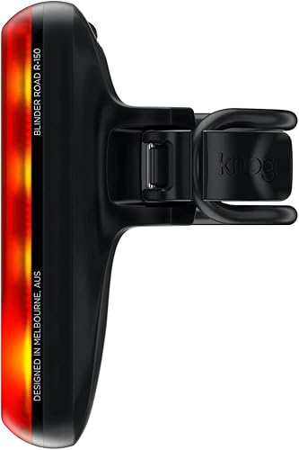 Miniatura 7 de Knog Blinder R-150 - Lámpara trasera recargable por USB, LED de 150 lúmenes con luz estroboscópica y haz en ángulo para máxima visibilidad, hasta 50