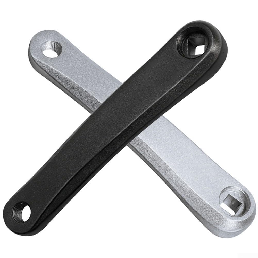 Pedivella Sinistra AltaLine 170mm Per Bici – Lega Nera – Attacco Quadrato Conico