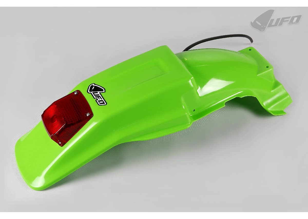 UFO PLAST parafango posteriore verde Kawasaki KDX 200 1990-​1994