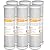 Membrane Solutions 5 Micron 2.5" x 10" CTO Carbon Block Water Filter Cartridge Replacement for Whole House Filtration Systems, Compatible with WFPFC8002, WFPFC9001, FXWTC, WHEF-WHWC, WHCF-WHWC, 6-Pack