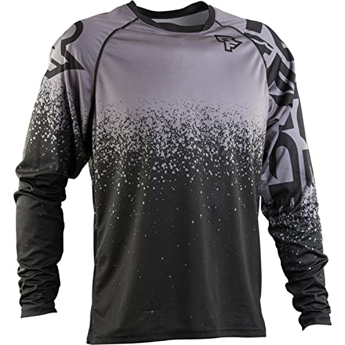 Dinint Homme Respirant Maillot Cyclisme, Manches Longues Vélo Jersey VTT Vêtements Séchage Séchage Rapide Cyclisme Tee Shirt
