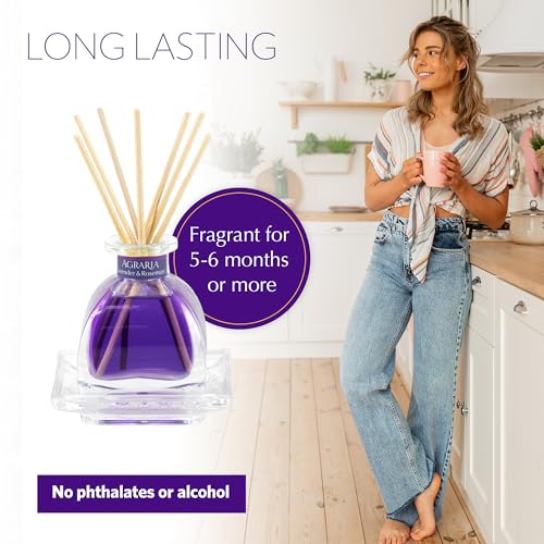 AGRARIA PetiteEssence Flower and Reed Diffuser Set, Hand Crafted Sola Flower Botanical Home Fragrance Set, Scented Oil Gift for All Occasions - Image 5