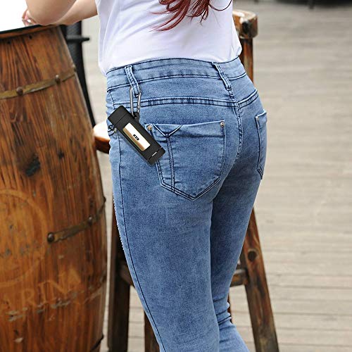 Fironst Funda protectora de silicona para Pax 3, antigolpes, antiarañazos, compatible con Pax 2 y 3, con mosquetón de metal fuerte (negro) - imagen 6