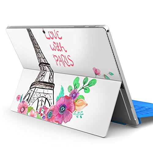 igsticker Surface pro7 (2019) pro6 pro2017 pro4 専用 スキンシール サーフェス ノートブック ノートパソコン カバー ケース フィルム ステッカー アクセサリー 保護 009602 風景 外国 フラワー