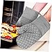 HOLIDYOYO Heat Resistant Oven Mitts and Pot Holders Set Silicone Baking Gloves Non-Slip Grip for Cooking Grilling and Baking Kitchen Tools for Home Chefs