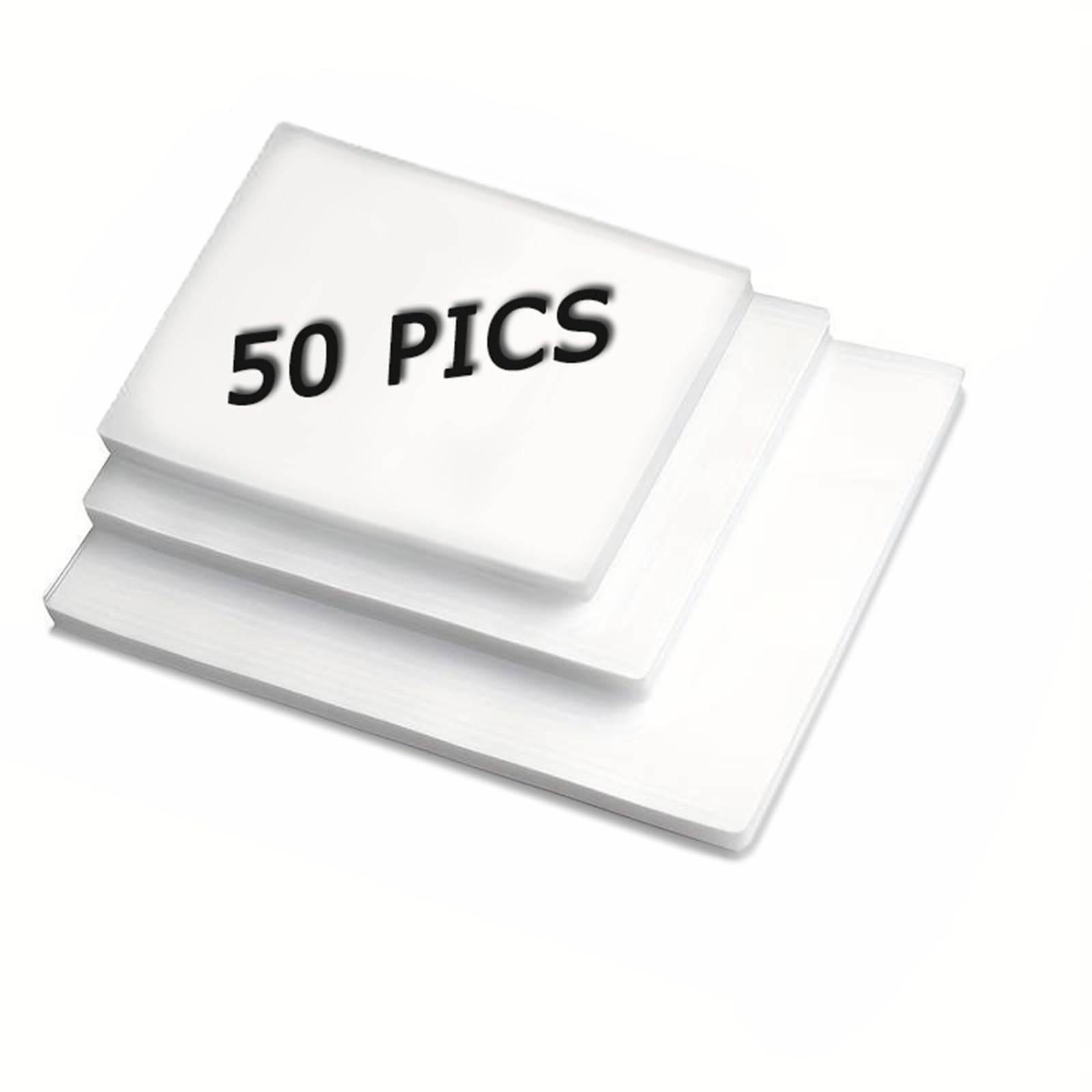 Laminierfolien, 50 Stück Laminierblätter für A4 A5 A6, 160 Micron (2 x 80 Micron), Rund-Eck-Design, verschiedene Größen Laminierfolien für den Gebrauch in der Schule oder im Büro