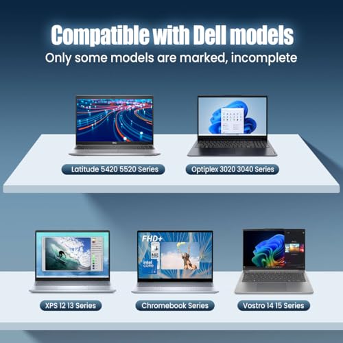 65W/watt Dell USB-C Laptop Charger Slim Power Adapter, for Dell Latitude 5289 5420 5289 5590 7420 7390 7490, Dell XPS 13 9360 9365 9370 9333 9380 Computer AC Adapter Power Cord - Thumbnail 5