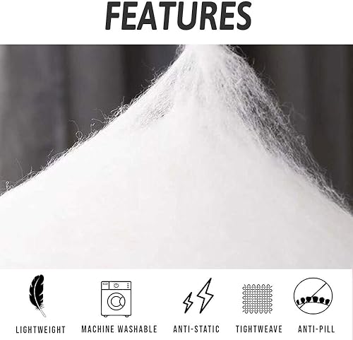 Miniatura 7 de T&H XHome Quilt Full Size Luxury Quilted Comforter Bedspread-Thin Soft Cozy, Navy Blue Christmas Balls Winter Snowflake Reversible Stitched