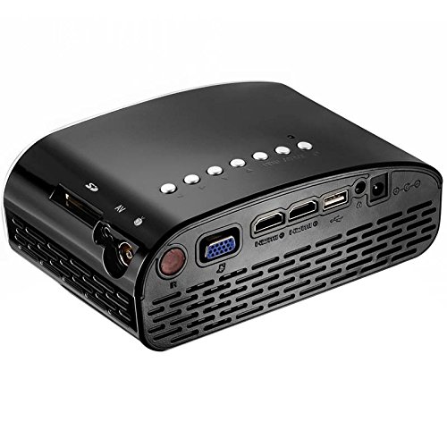 Vivibright GP8S Portable Micro Projector rear ports