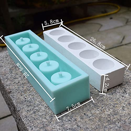 Moule en silicone pour pot de fleurs et ciment design 3D - 7