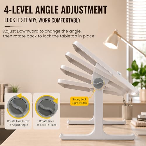 Image of StarAndDaisy Kids Study Table Foldable /Multipurpose Baby /Kids Bed Table for Laptop and Study /Laptop Table Stand with Adjustable Table top Angle Book /Tablet Holder -Black