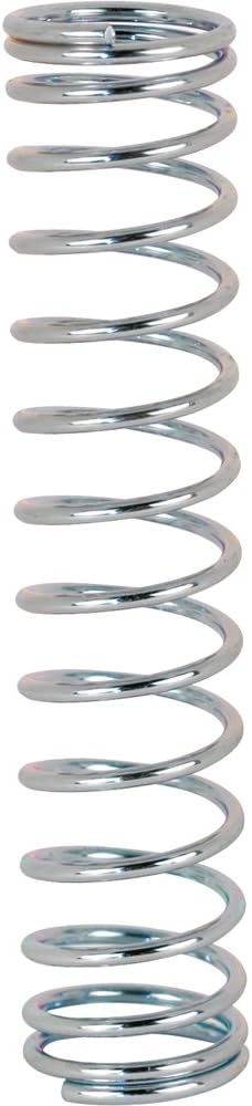 Prime-Line SP 9713 Compression Spring, Spring Steel Construction, Nickel-Plated Finish, 0.080 GA x 7/8 In. x 4 In. (2 Pack)
