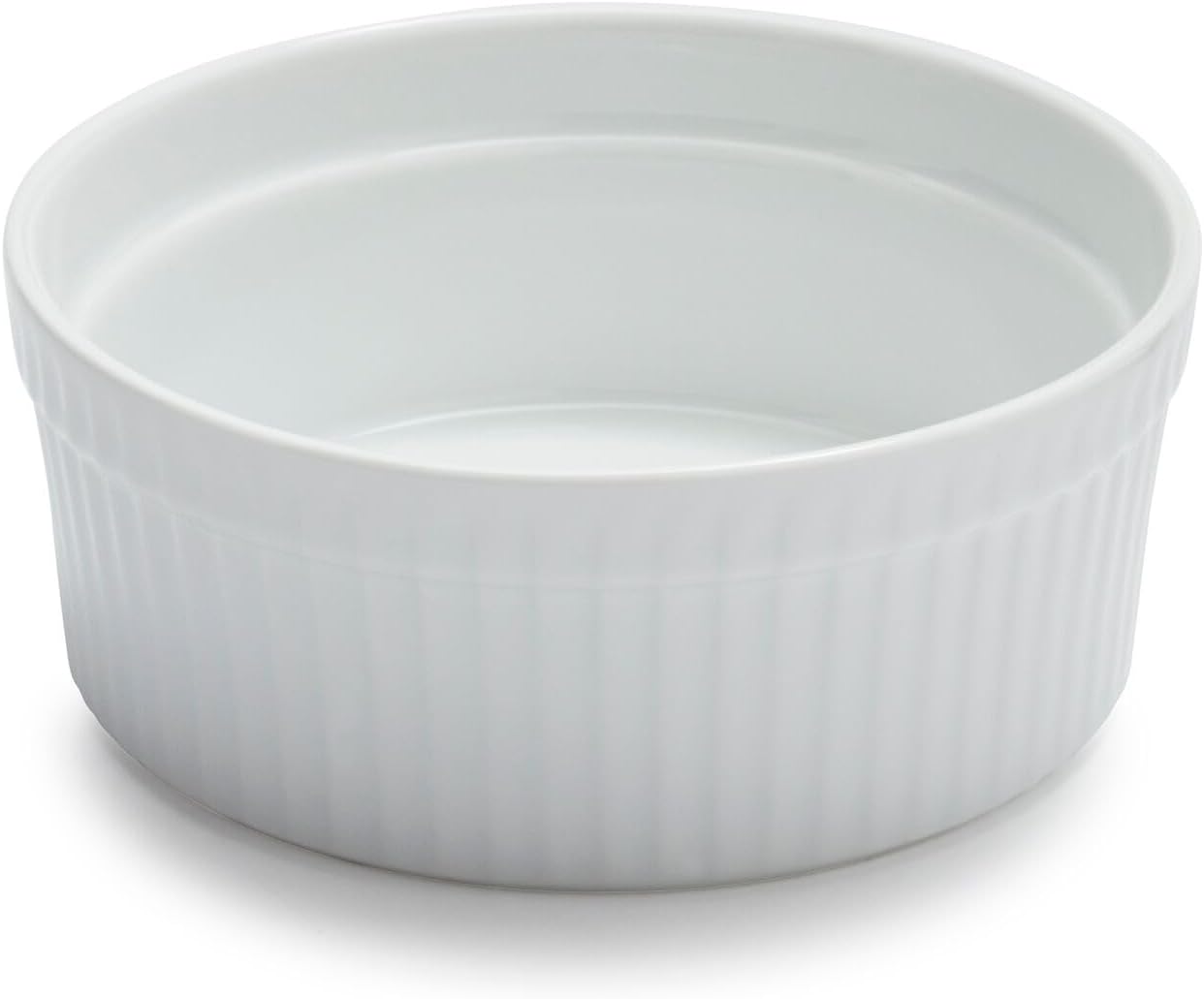 Amazon.com: Sur La Table Porcelain Round Ramekin with Ribbed Side ...