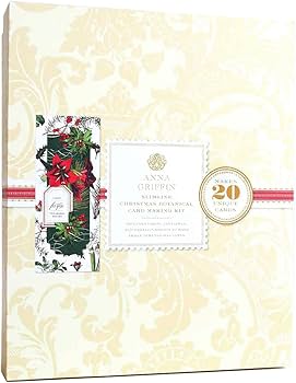 Anna Griffin メッセージカード Amazon.com: Anna Griffin Christmas Slimline Card Making Kit