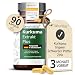 Produktbild Kurkuma Extrakt Kapseln - 5-Fach Kombi - entspricht 5.200mg Kurkuma pro Tagesdosis - Curcuma Kapseln hochdosiert mit Curcumin, Ingwer, Piperin & Zink - 90 Kapseln - Vegan aus Deutschland