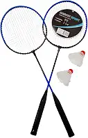 Kit 2 Raquetes Badminton + 2 Petecas - YS37025 - Convoy
