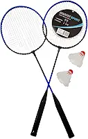 Kit 2 Raquetes Badminton + 2 Petecas - YS37025 - Convoy