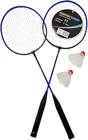 Kit 2 Raquetes Badminton + 2 Petecas - YS37025 - Convoy