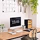 Relaxdays Schubladenbox, Bambus, 3 Schubladen, HxBxT: 28 x 17 x 21,5 cm, Schreibtisch Organizer, Büro, Natur/schwarz