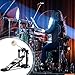 Tipatyard Single Bass Drum Pedal Single Pedal for Drum Set Kit and Electronic Drums | Single Chain