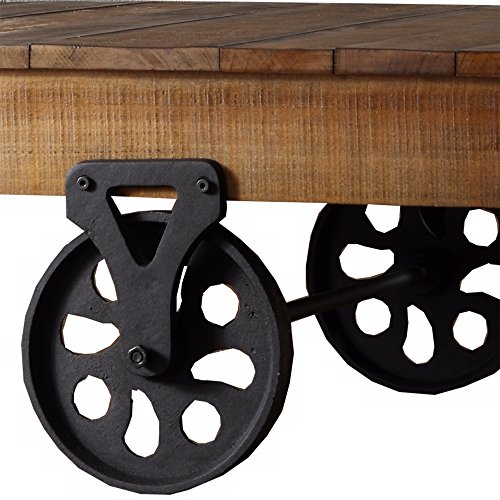 Homelegance Factory 47" X 31" Coffee Table, Rustic Brown #TOP2