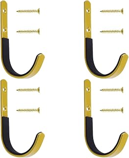 Gun Rack Wall Mount, Shotgun Hooks Rifle Hangers for Any Rifles Shotguns and Archery Bow with Soft Padding and Heavy Duty Steel - chengchuang