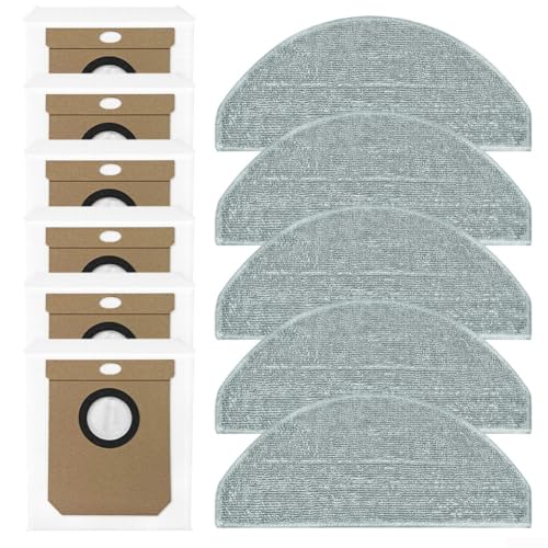 Kit de trapos y bolsas de polvo de repuesto para DEERMA S30 para robot aspiradores DEM-S30, sello fuerte, sin obstrucciones