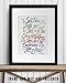 AMERICAN LUXURY GIFTS The Lord Bless You & Keep You - Numbers 6:24-26 Bible Verse Wall Art Print - 8x10” Typographic Scripture Print For Home Decor, Office Decor, or Church Decor, Unframed