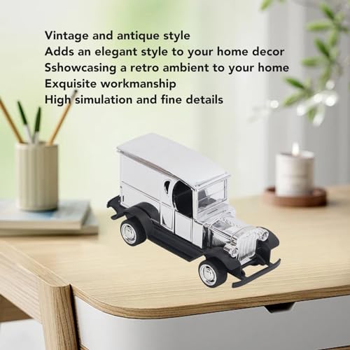 Modelo de carro de metal estilo vintage com acabamento fino, material de liga 13 x 5 cm tamanho para