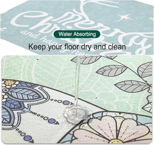 Tapis antidérapant lavable pour entrée et salon de dimensions 40x60cm - 3