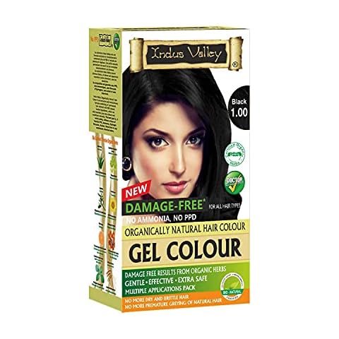 Indus Valley Natürliche Bio-Haarfarbe, ohne Beschädigung, permanente Gel-Haarfarbe Cover