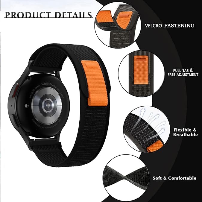 CERLINK Trail Loop 22mm SmartWatch Strap Gray - Image 3