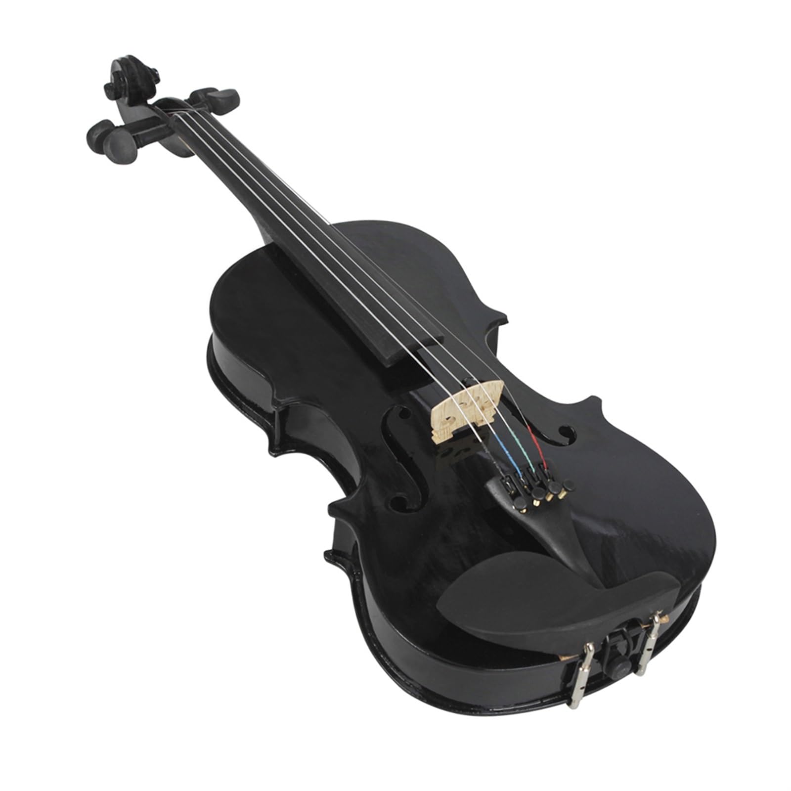 Kit Di Violino Professionale Violino Acustico Nero Da 1/8 Con Custodia E Archetto Accessori Per Violino Per Principianti